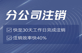 分公司注销